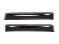 Weathertech Side Window Deflectors; Rear; Dark Smoke (15-20 Ford F-150 / 17-22 Ford F-250/F-350/F-450)