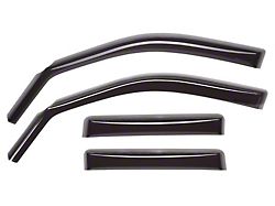 Weathertech Side Window Deflectors; Front and Rear; Dark Smoke (15-20 Ford F-150 Super Crew / 17-20 Raptor)