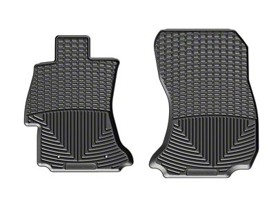 WeatherTech 16+ Subaru Crosstrek Front Rubber Mats - Black - W387
