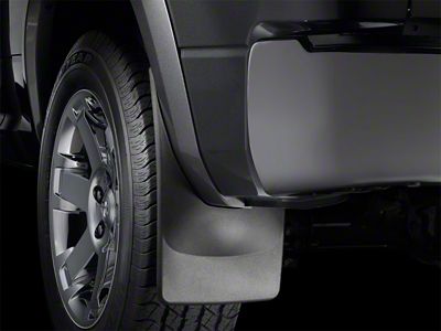 Weathertech 17-22 Ford F250/F-350/F-450/F-550 Dually w/Fender Flares No Drill Mudflaps - Black