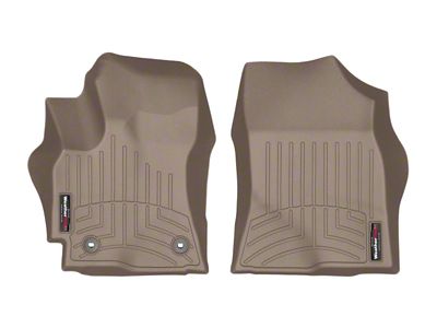 Weathertech 17+ Toyota Corolla Front FloorLiner - Tan Automatic Transmission - 4511091