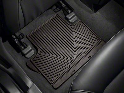 WeatherTech 2007-2014 Volvo S80 Rear Rubber Mats - Cocoa - W170CO