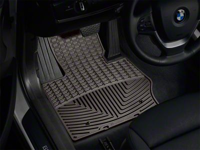 WeatherTech 2011+ BMW X3 Front Rubber Mats - Cocoa - W258CO