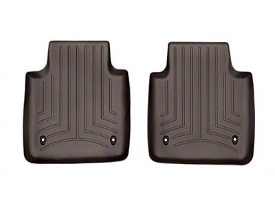 WeatherTech 2011+ Jaguar XJ Series Rear FloorLiner - Cocoa (Fits - 474474