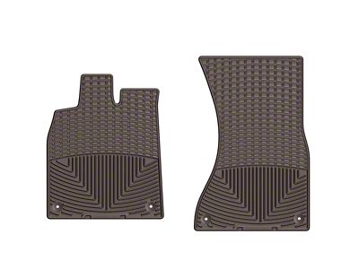 WeatherTech 2012+ Audi A6/S6 Front Rubber Mats - Cocoa - W300CO
