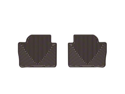 WeatherTech 2012+ BMW 3-Series (F30) Rear Rubber Mats - Cocoa - W268CO
