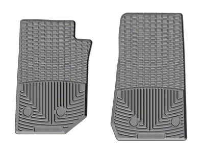 WeatherTech 2014-2016 Jeep Wrangler Unlimited Front Rubber Mats - Grey - W321GR