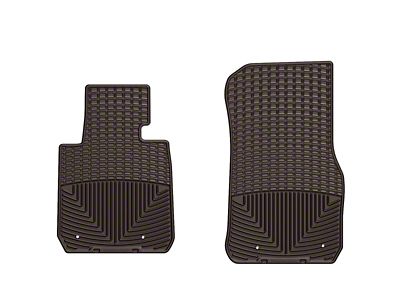 WeatherTech 2014+ BMW 2-Series Front Rubber Mats - Cocoa - W267CO