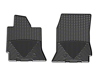 Weathertech 2014+ Chevrolet Corvette Front Rubber Mats - Black - W352