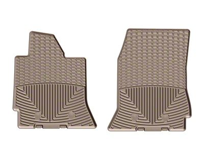 Weathertech 2014+ Chevrolet Corvette Front Rubber Mats - Tan - W352TN