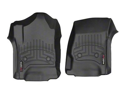 WeatherTech 2014+ Chevrolet Silverado 1500 Front FloorLiners - Black - 447221