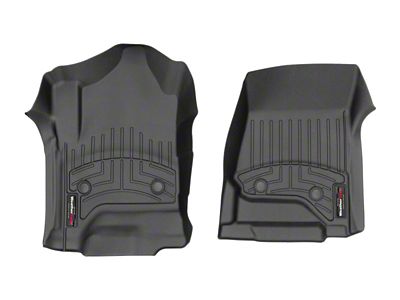 WeatherTech 2014+ Chevrolet Silverado 1500 Vinyl Front FloorLiner - Black - 449651V