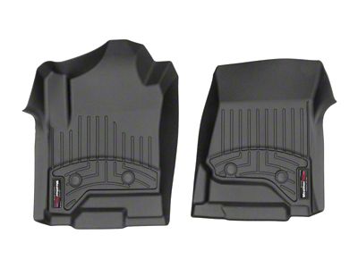 WeatherTech 2014+ Chevrolet Silverado 1500 Vinyl Front FloorLiner - Black - 449681V