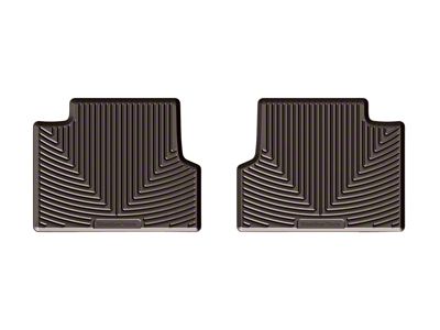 Weathertech 2014+ Jeep Cherokee Rear Rubber Mats - Cocoa - W317CO