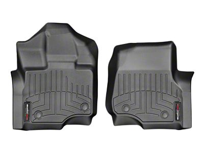 Weathertech 2015+ Ford F-150 SuperCrew/SuperCab Front FloorLiner - Black - 446971V