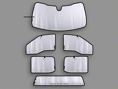 Weathertech 2015+ Ford F-150 SuperCrew TechShade Full Vehicle Kit - TS0034K2