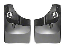 Weathertech No-Drill Mud Flaps; Rear; Black (2015 Ford F-150)