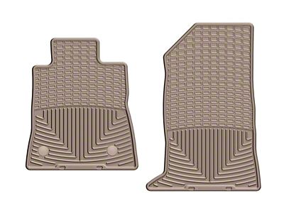 Weathertech 2016 + Chevrolet Camaro Front Rubber Mats - Tan - W437TN
