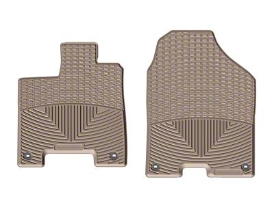Weathertech 2016+ Honda Pilot Front Rubber Mats - Tan - W363TN