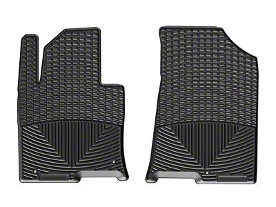 Weathertech 2016+ Hyundai Sonata Front Rubber Mats - Black Fits - W385