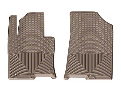 Weathertech 2016+ Hyundai Sonata Front Rubber Mats - Tan Fits - W385TN