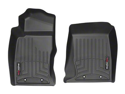 Weathertech 2016+ Jaguar F-Type Front FloorLiner - Black Fits Coupe/Convertible - 448311