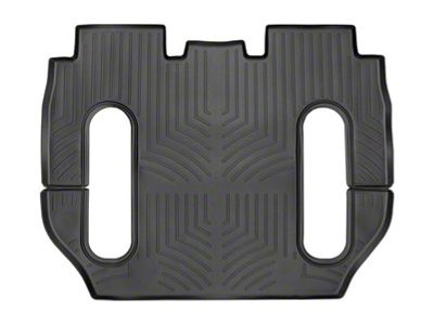 WeatherTech 2016+ Tesla Model X Rear FloorLiner - Black (6 - 448694