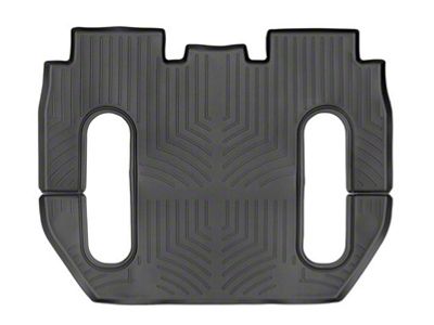 WeatherTech 2016+ Tesla Model X Rear FloorLiner - Black (6-Passenger - 448696