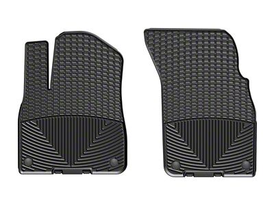 WeatherTech 2017+ Audi Q7 Front Rubber Mats - Black - W376