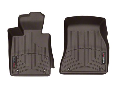 Weathertech 2017+ BMW 5-Series Front FloorLiner - Cocoa xDrive Only - 4710891