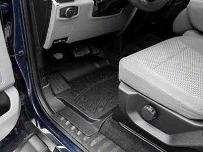 WeatherTech 2017+ Ford F-250/F-350/F-450/F-550 SuperCab/SuperCrew Front Floorliner HP - Black - 4410121IM