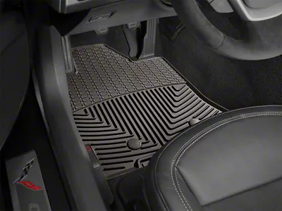 Weathertech 2017+ GMC Acadia/Acadia Denali Front Rubber Mats - Cocoa - W418CO