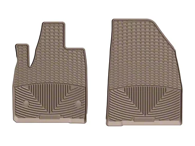Weathertech 2017+ GMC Acadia/Acadia Denali Front Rubber Mats - Tan - W418TN