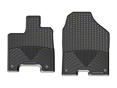 WeatherTech 2017+ Honda Ridgeline Front Rubber Mats - Black - W415