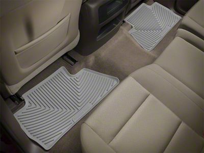 WeatherTech 2017+ Honda Ridgeline Rear Rubber Mats - Grey - W416GR