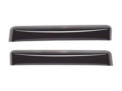 Weathertech 2017+ Hyundai Ioniq Rear Side Window Deflectors - Dark - 81874