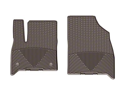 Weathertech 2018+ Buick Enclave Front Rubber Mats - Cocoa - W499CO