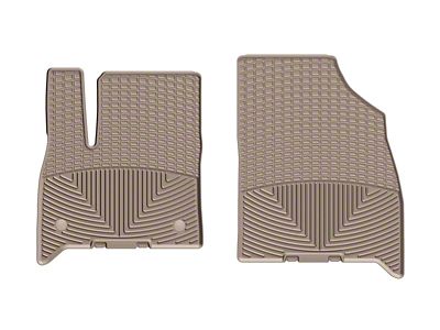 Weathertech 2018+ Buick Enclave Front Rubber Mats - Tan - W499TN