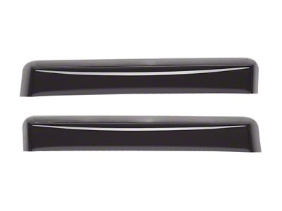 Weathertech 2018+ Buick Regal Rear Side Window Deflectors - Dark - 81941