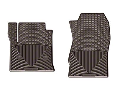 Weathertech 2018+ Chevrolet Equinox Front Rubber Mats - Cocoa - W424CO