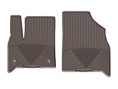Weathertech 2018+ Chevrolet Traverse Front Rubber Mats - Cocoa - W469CO