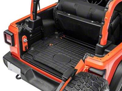 Weathertech 2018+ Jeep Wrangler JL Cargo Liner - Black - 401198