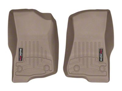 Weathertech 2018+ Jeep Wrangler Unlimited Front FloorLiner - Tan - 4513131