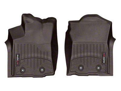 Weathertech 2018+ Toyota Tacoma Front FloorLiners - Cocoa Auto Trans - 4712991