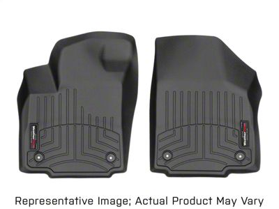 WeatherTech 2019+ Chevrolet Silverado 1500 Front FloorLiner - Black - 4414911