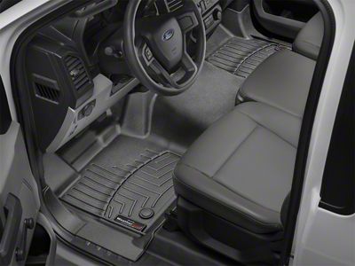 Weathertech 2019+ Ford Ranger w/Vinyl Floors Front FloorLiner - Black - 4415181V
