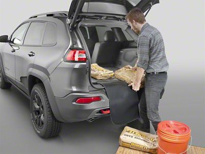 WeatherTech 2021+ Jaguar F-Pace Cargo Liner w/Bumper Protector - Black - 401441SK