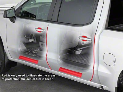Weathertech 2024 Toyota Tacoma Scratch Protection - Transparent - SP0717