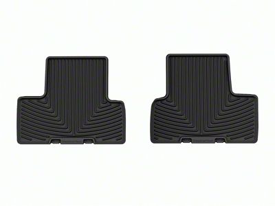 Weathertech 21-22 Ford Bronco 2dr. Rear Rubber Mats - Black - W599