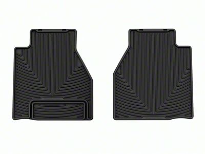 Weathertech 22-23 Nissan Frontier Rear Rubber Mats - Black - W610